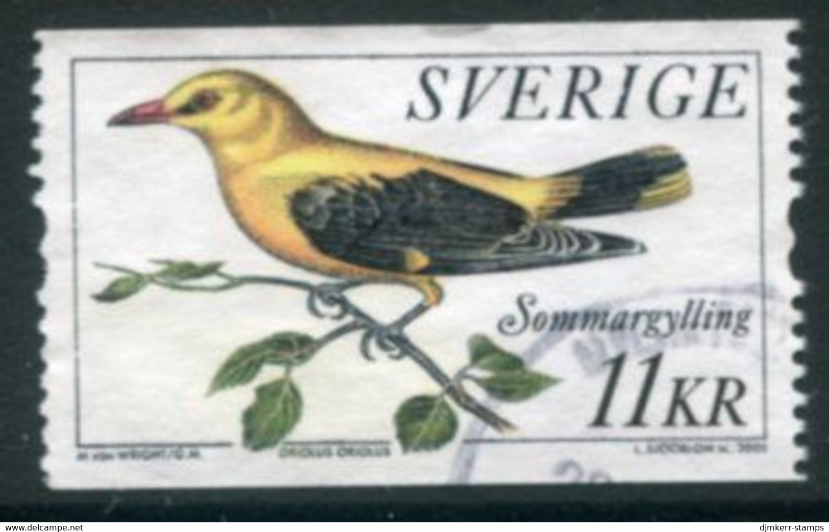 SWEDEN 2005 Bird: Golden Oriole Used.  Michel 2468 - Oblitérés