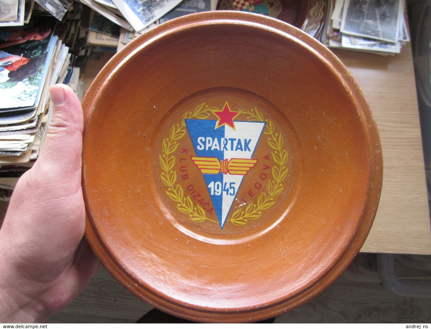 Szabadka Subotica Spartak Klub Dizaca Tegova Weightlifting, Ceramic Plate - Other & Unclassified