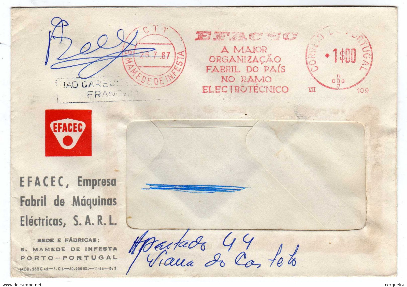 Franquia Mecânica PUBLICITARIO-EFACEC - Franking Machines (EMA)