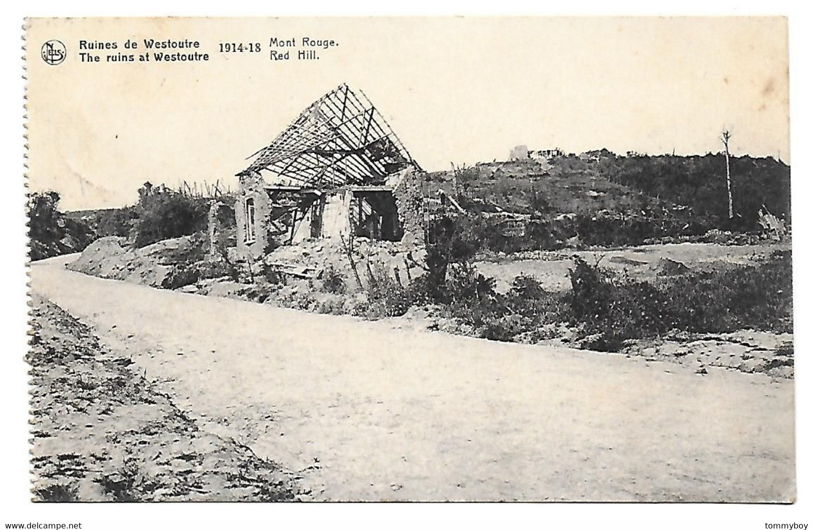 Ruines De Westoutre 1914-1918, Mont Rouge - Heuvelland