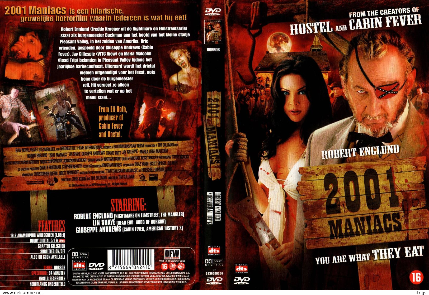 DVD - 2001 Maniacs - Horreur