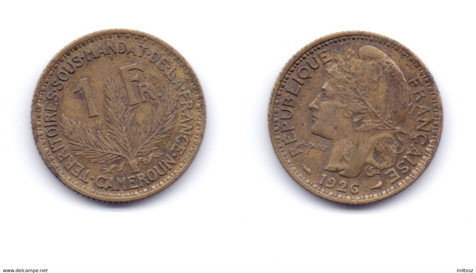 Cameroon 1 Franc 1926 - Kameroen