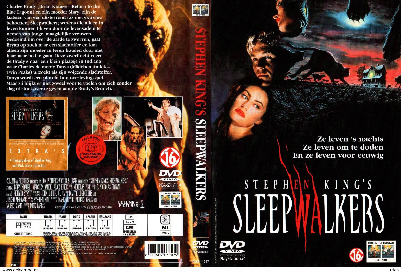 DVD - Sleepwalkers - Horror