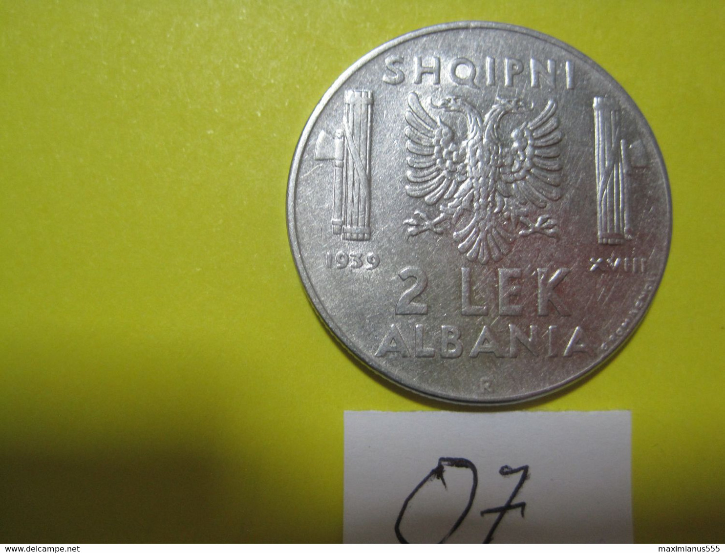 Albania 2 Lek 1939 (07) - Albanien