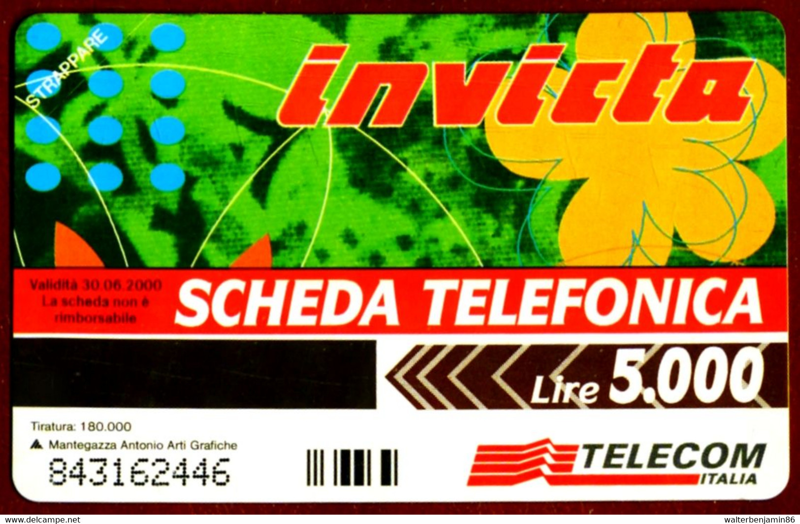 G 837 C&C 2909 SCHEDA TELEFONICA NUOVA MAGNETIZZAT INVICTA SURFING - [3] Erreurs & Variétées