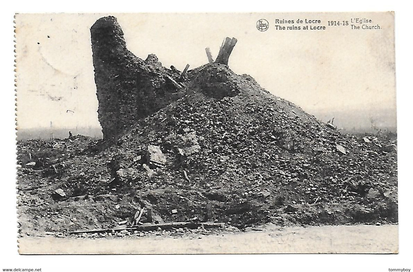 Ruines De Locre 1914-1918, L'Eglise - Heuvelland