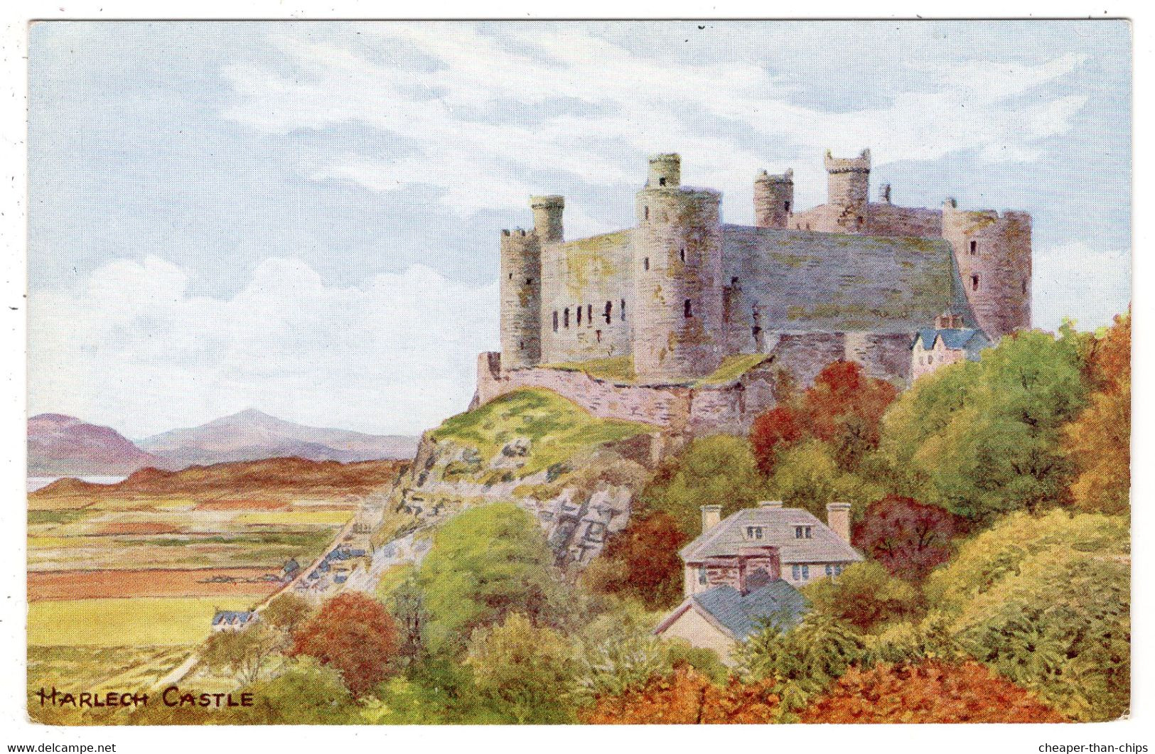 HARLECH - Castle - A.R. Quinton - Salmon *2300 - Merionethshire