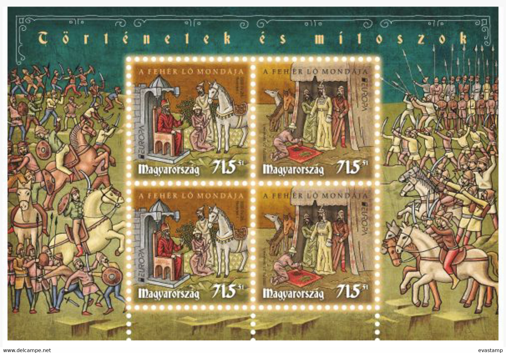 HUNGARY - 2022.S/S - EUROPA 2022 : Stories And Myths / The Legend Of The White Horse MNH!! - Nuevos