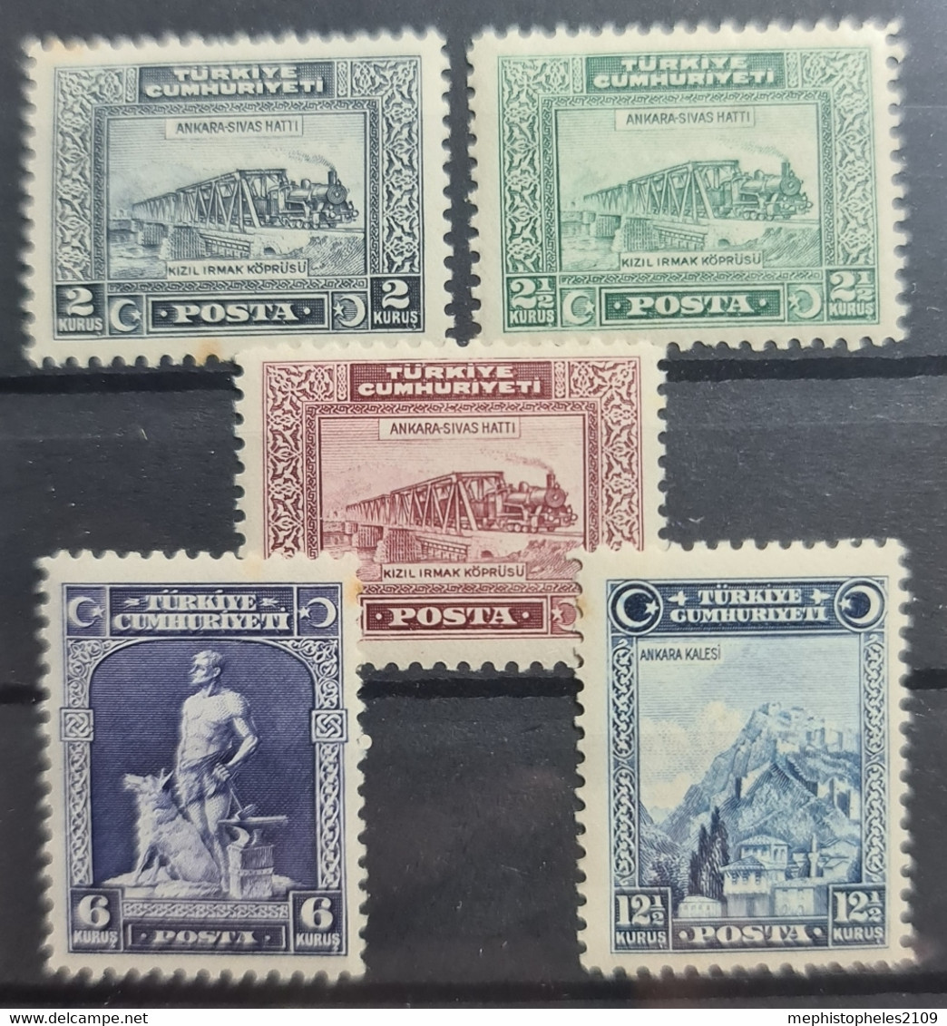 TURKEY 1929- MLH - Sc# 676-680 - Ungebraucht