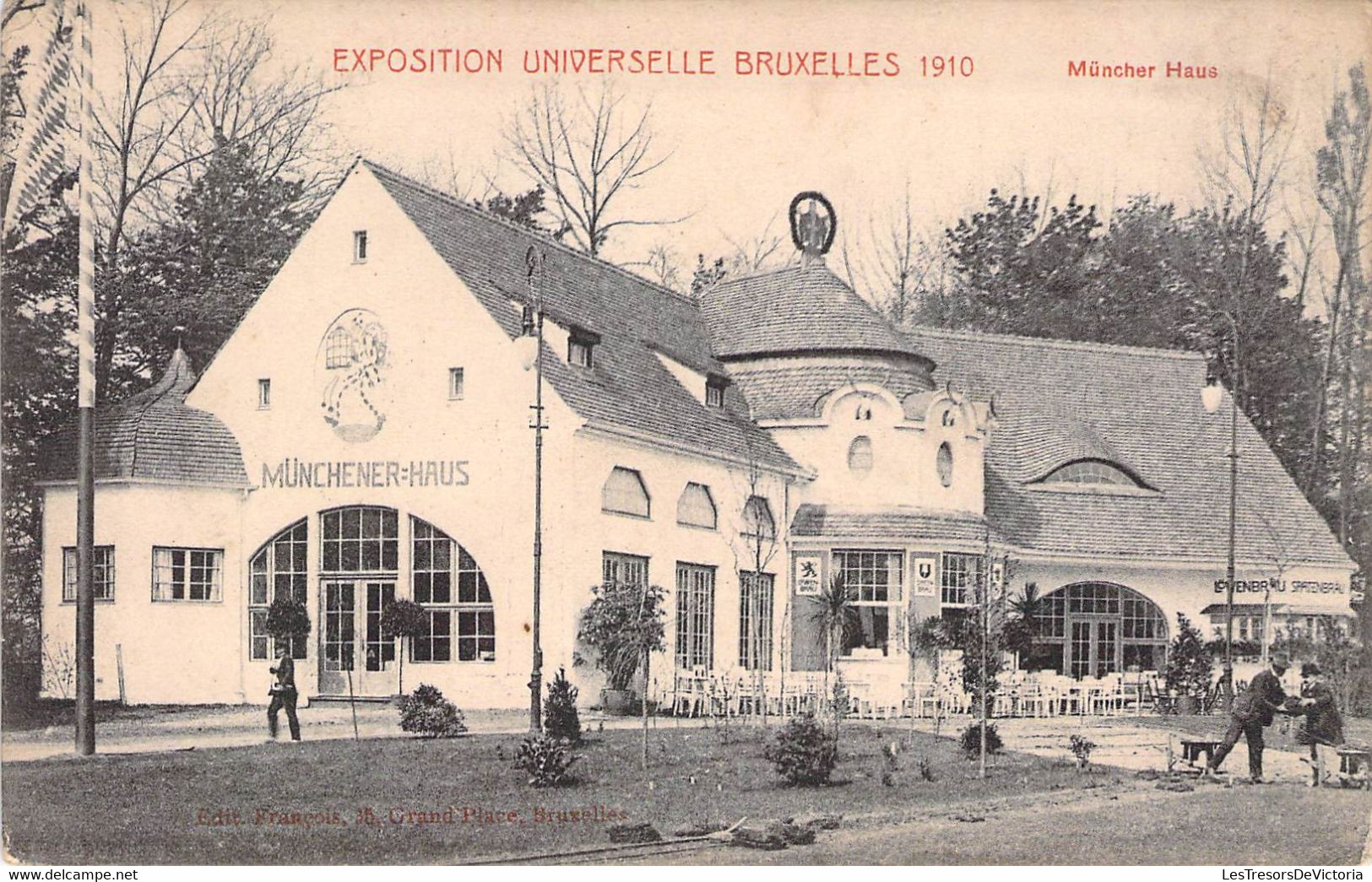 CPA BRUSSEL - BRUXELLES - Exposition Universelle 1910 - Muncher Haus - Mostre Universali