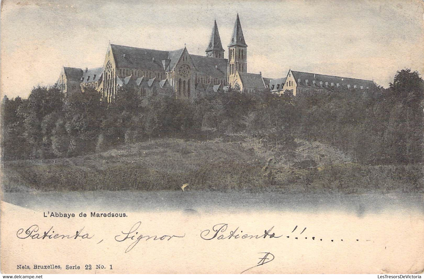 CPA L'abbaye De Maredsous - Oblitéré à Maredret En 1901 - Anhée