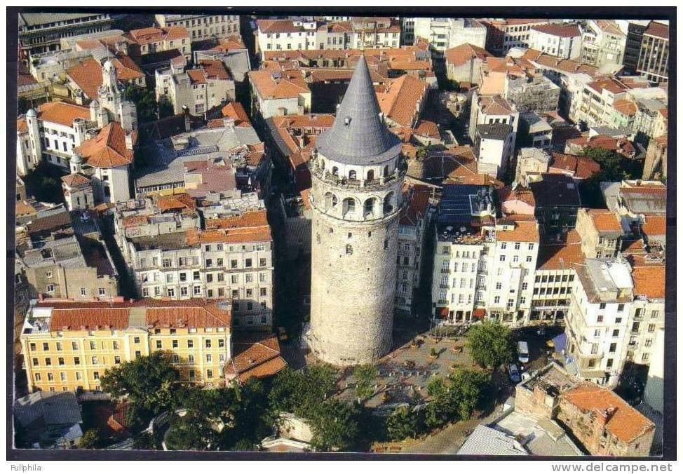 2010 TURKEY ISTANBUL 2010 THE EUROPEAN CAPITAL OF CULTURE - GALATA TOWER POSTCARD - Enteros Postales