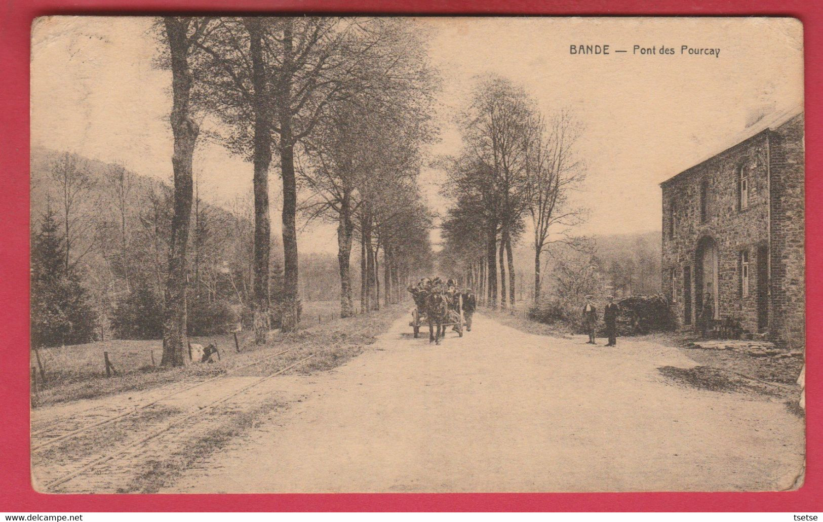 Bande ( Nassogne ) - Pont Des Pourcay ... Attelage ( Voir Verso ) - Nassogne