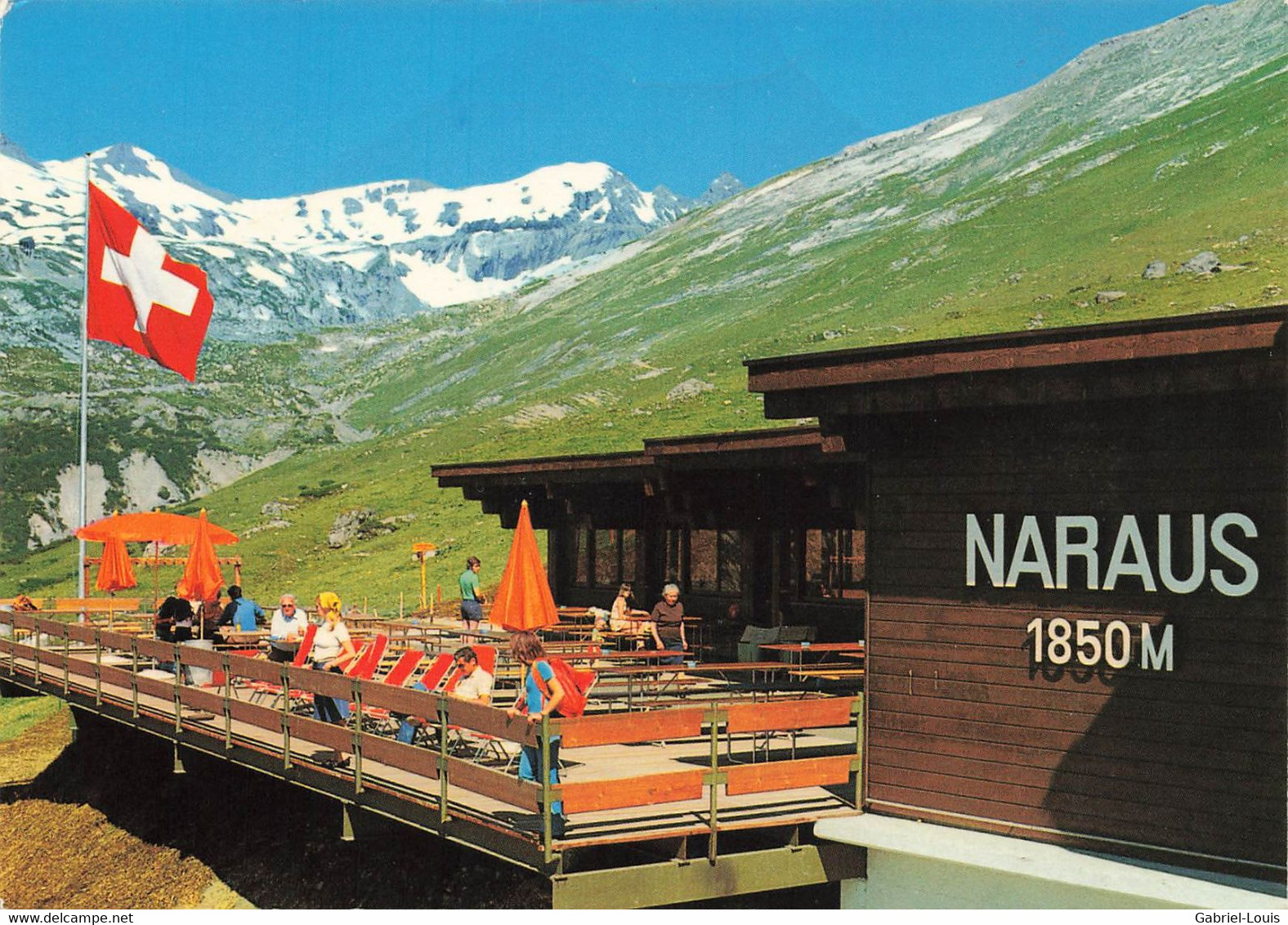 Flims Bergrestaurant Naraus  (10 X 15 Cm) - Flims