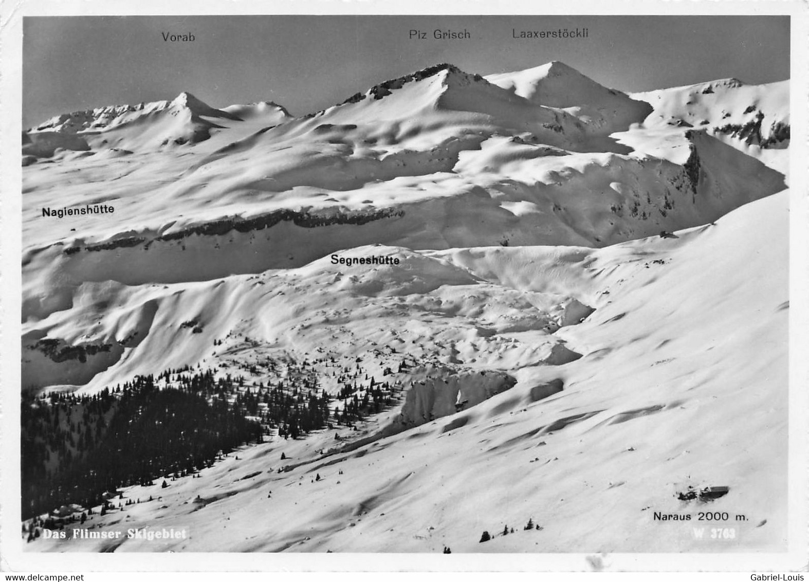 Flims Das Flimser Skigebiet    (10 X 15 Cm) - Flims