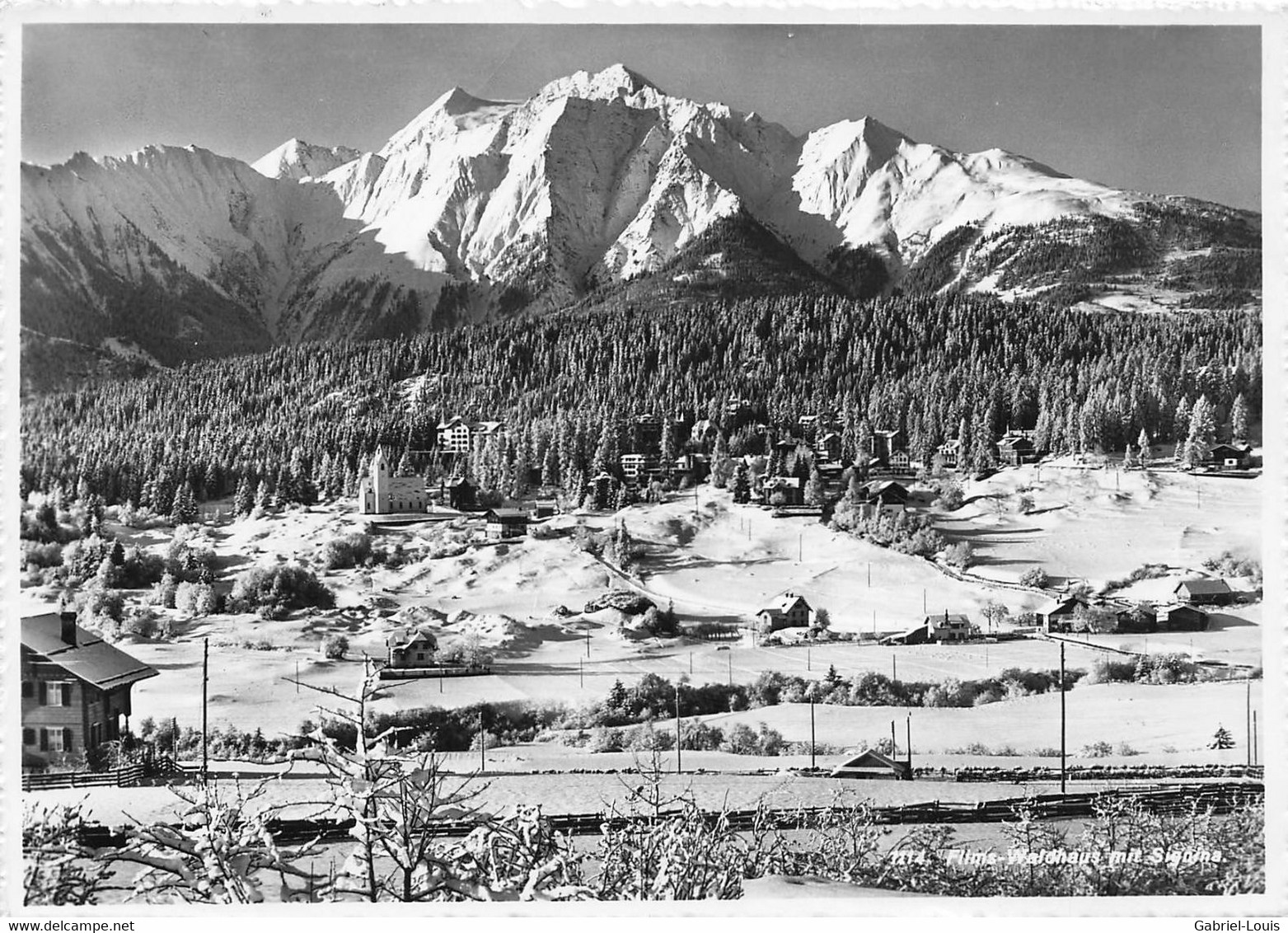 Flims Waldhaus Im Winter (10 X 15 Cm) - Flims