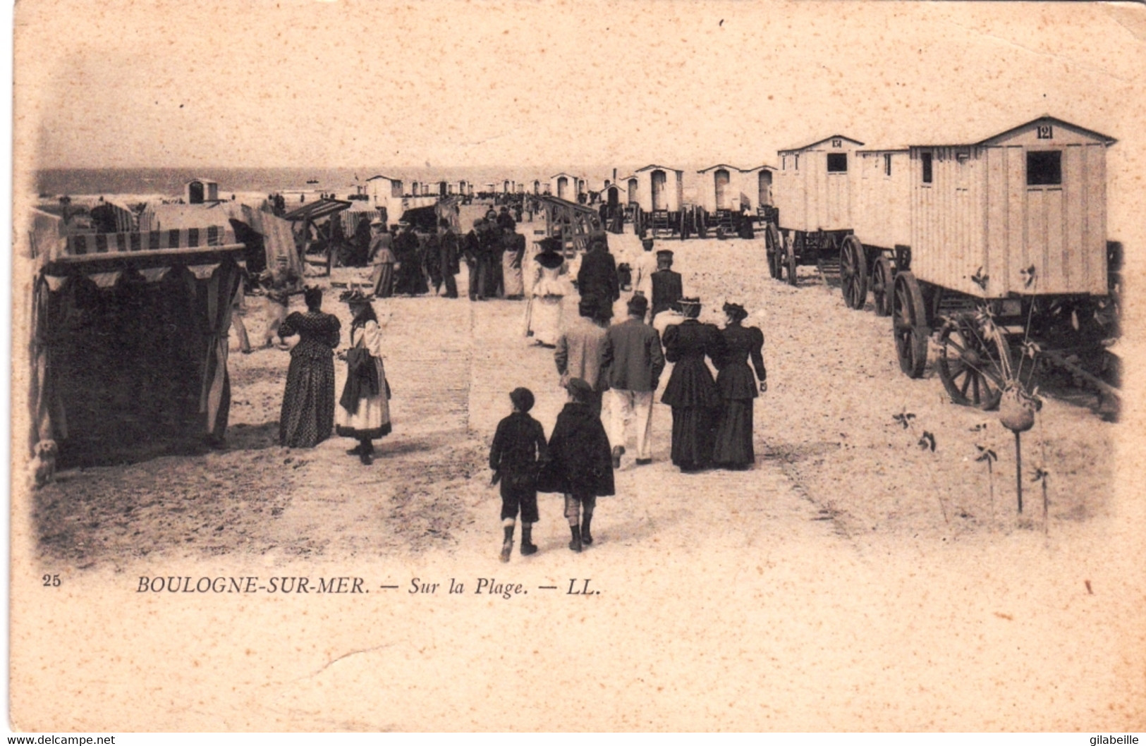 62 - Pas De Calais - BOULOGNE SUR MER - Sur La Plage - Boulogne Sur Mer