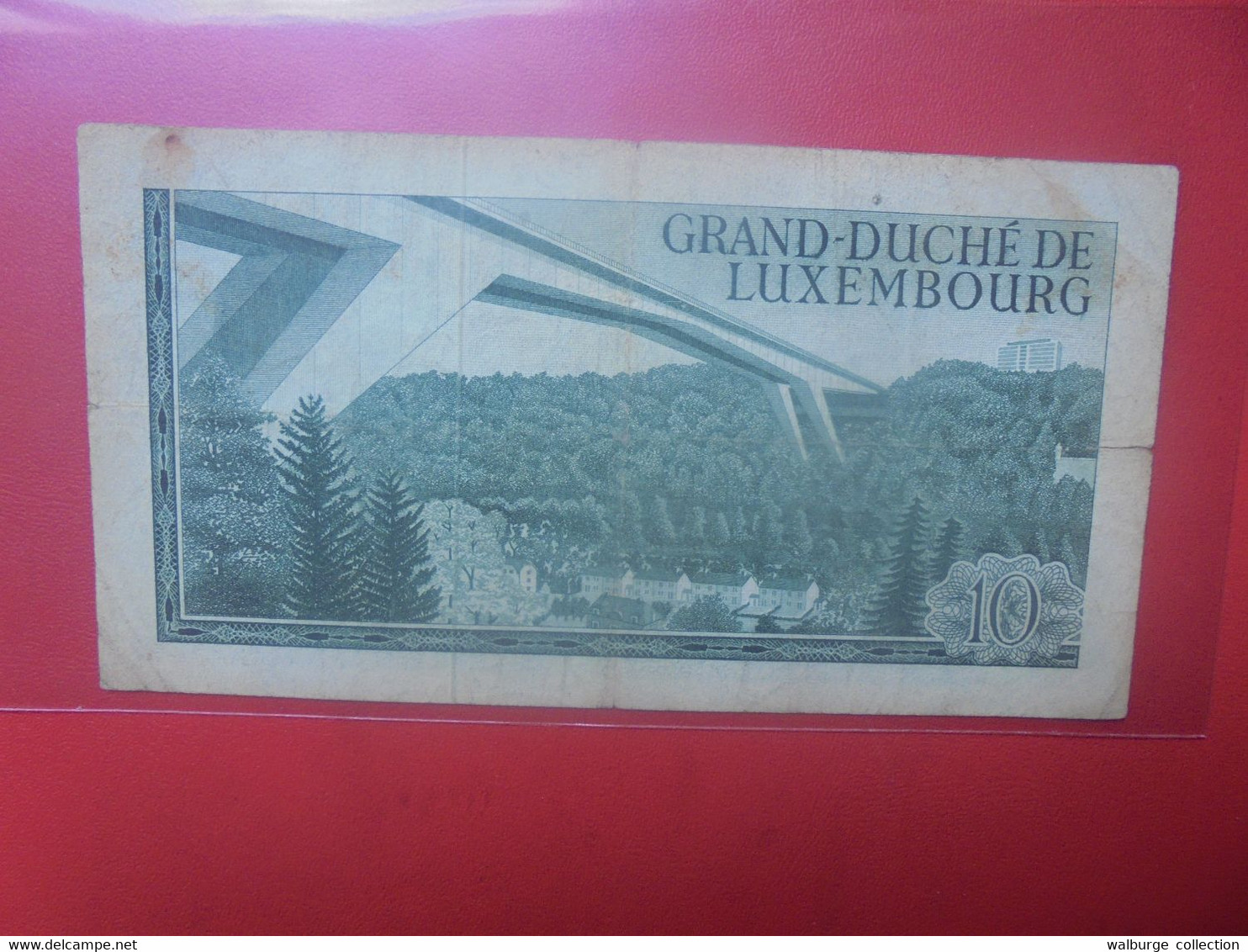 LUXEMBOURG 10 FRANCS 1967 Préfix "A" Circuler (L.4) - Lussemburgo