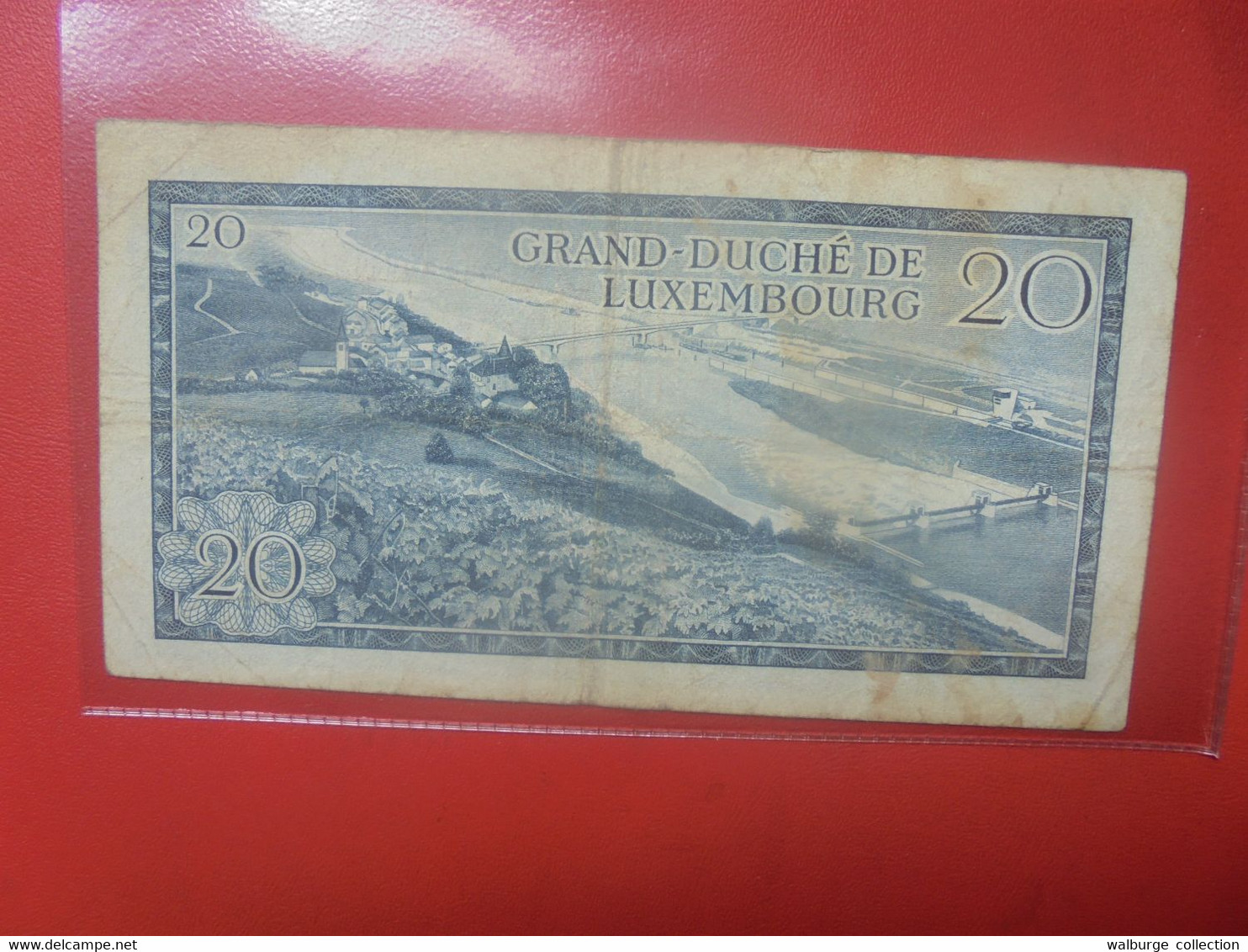 LUXEMBOURG 20 FRANCS 1966 Préfix "G" Circuler (L.4) - Lussemburgo