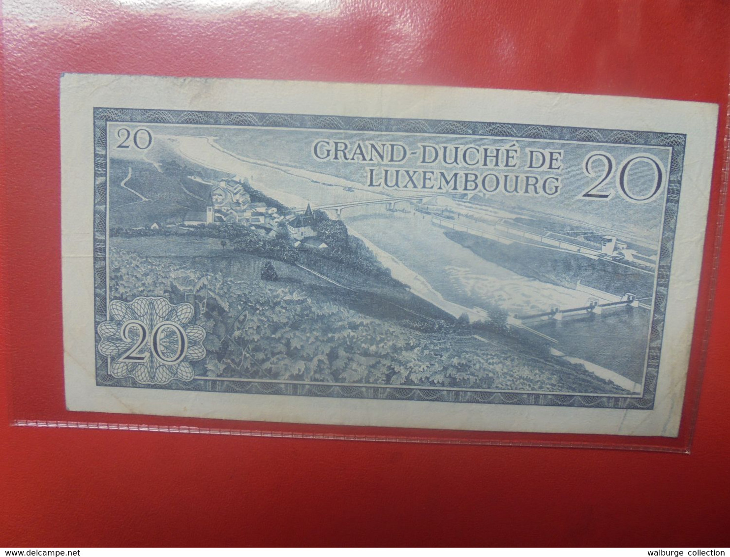 LUXEMBOURG 20 FRANCS 1966 Préfix "J" Circuler (L.4) - Lussemburgo