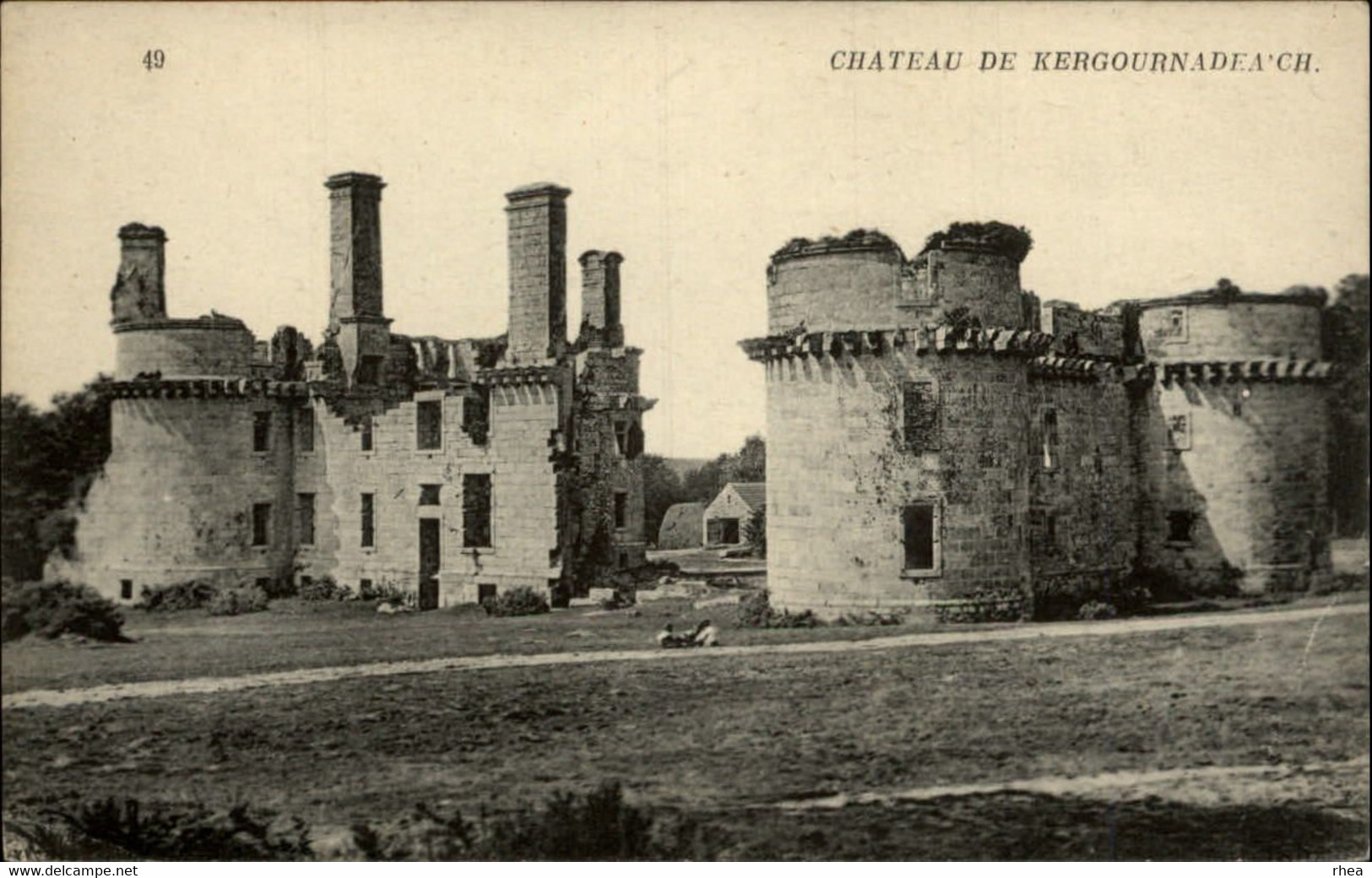 29 - CLEDER - Chateau De Kergournadea'ch - Cléder