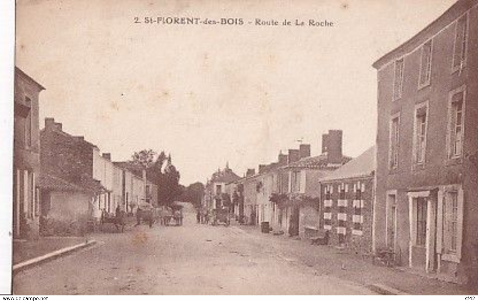 SAINT FLORENT DES BOIS                           ROUTE DE LA ROCHE - Saint Florent Des Bois