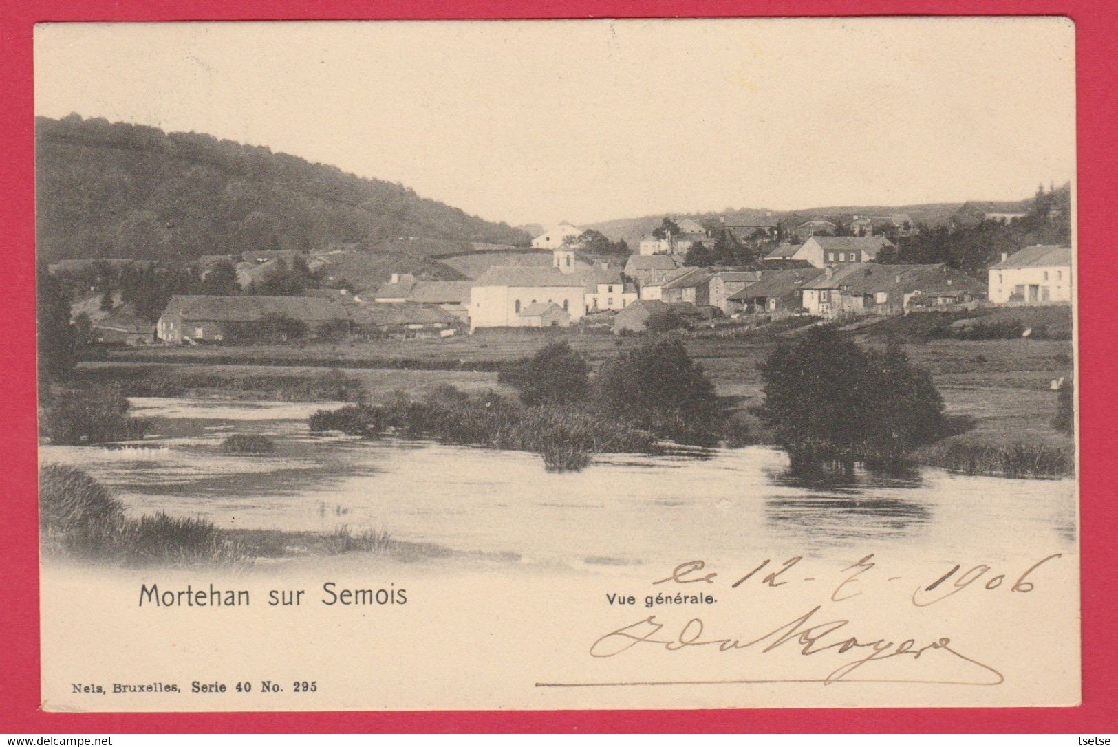 Mortehan Sur Semois -  Vue Générale ... De La Localité - 1906 ( Voir Verso ) - Bertrix