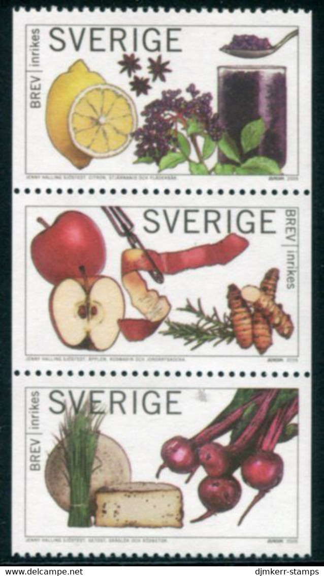 SWEDEN 2005 Europa: Gastronomy MNH / **..  Michel 2463-65 - Unused Stamps