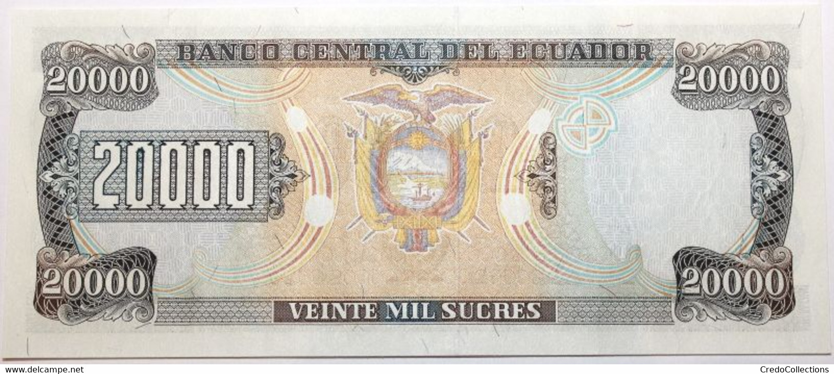 Équateur - 20000 Sucres - 1999 - PICK 129g.2 - NEUF - Equateur