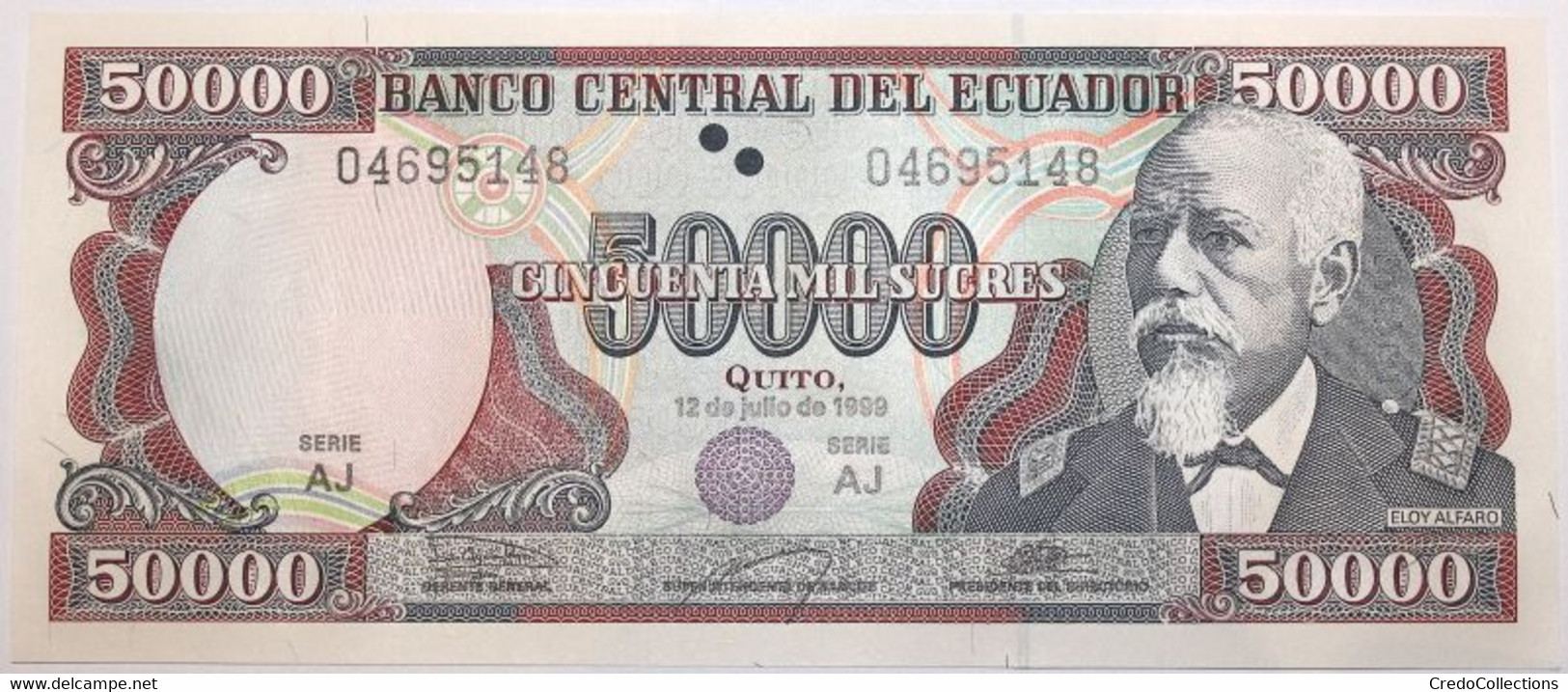 Équateur - 50000 Sucres - 1999 - PICK 130e.2 - NEUF - Ecuador