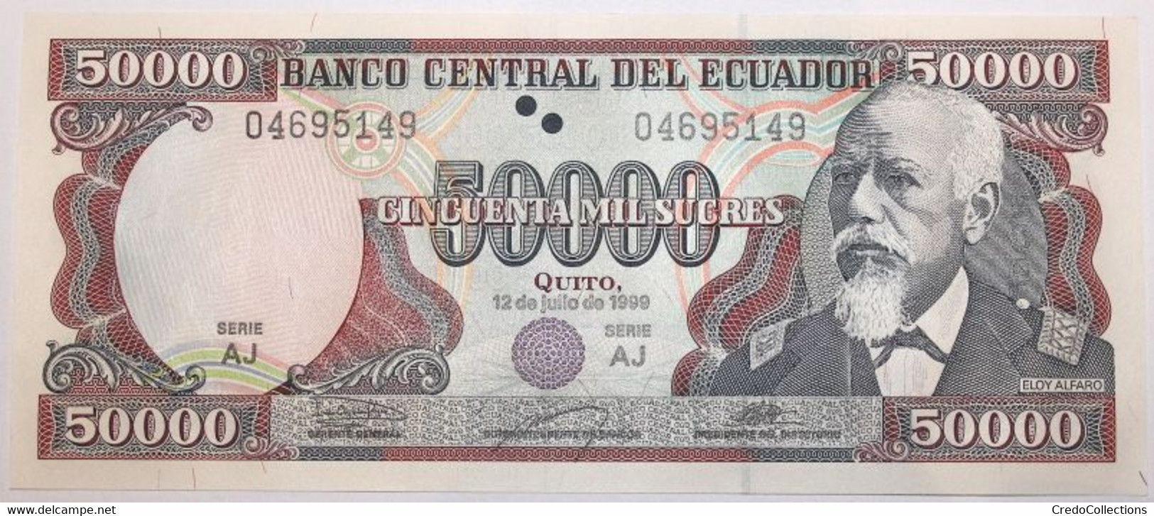 Équateur - 50000 Sucres - 1999 - PICK 130e.2 - NEUF - Equateur