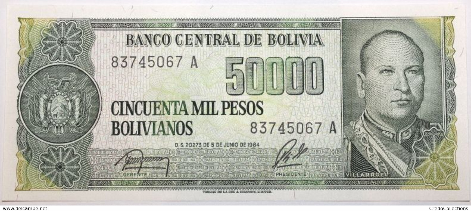 Bolivie - 5 Centavos - 1987 - PICK 196a - NEUF - Bolivie