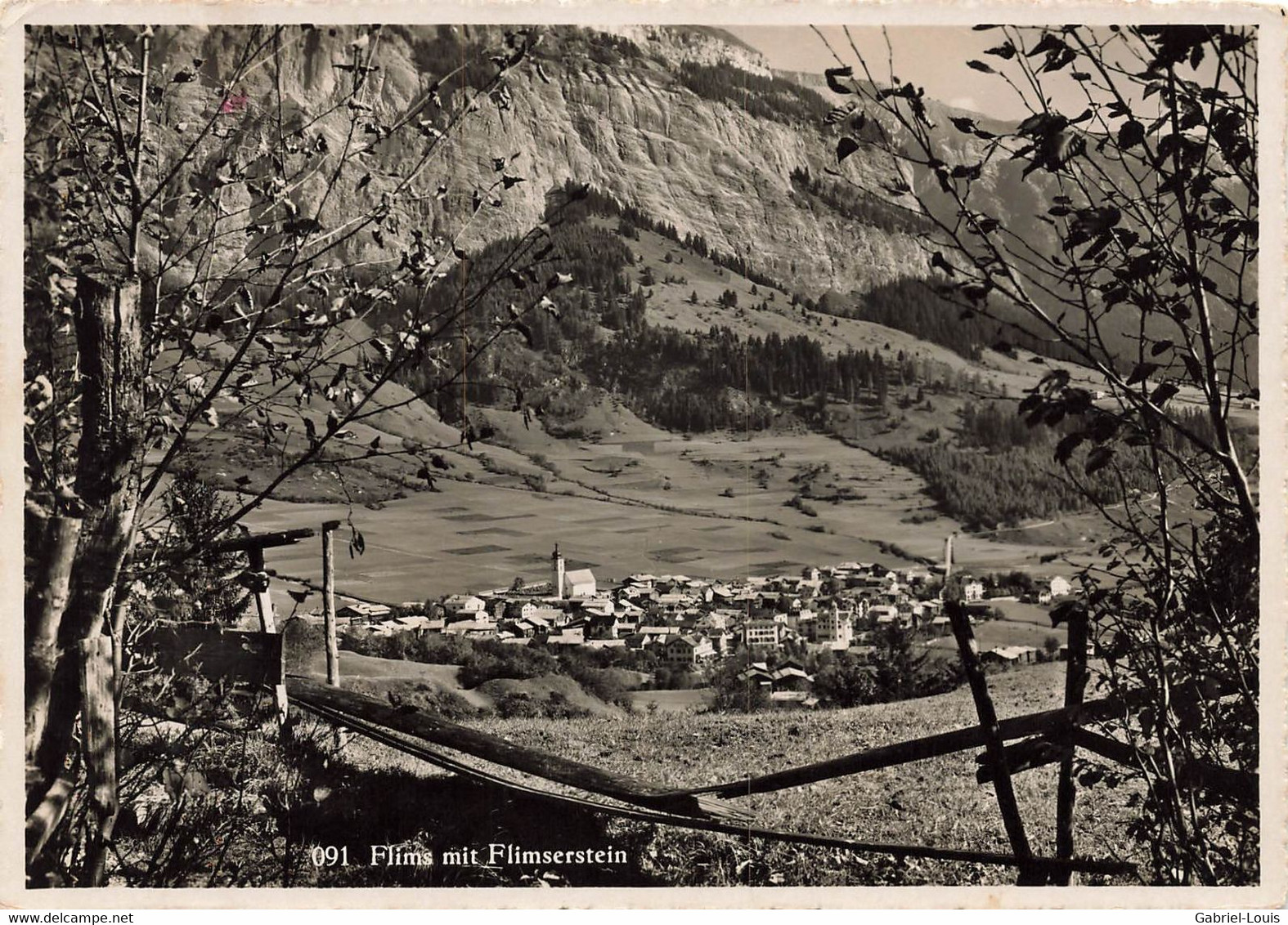 Flims Mit Flimserstein   (10 X 15 Cm) - Flims