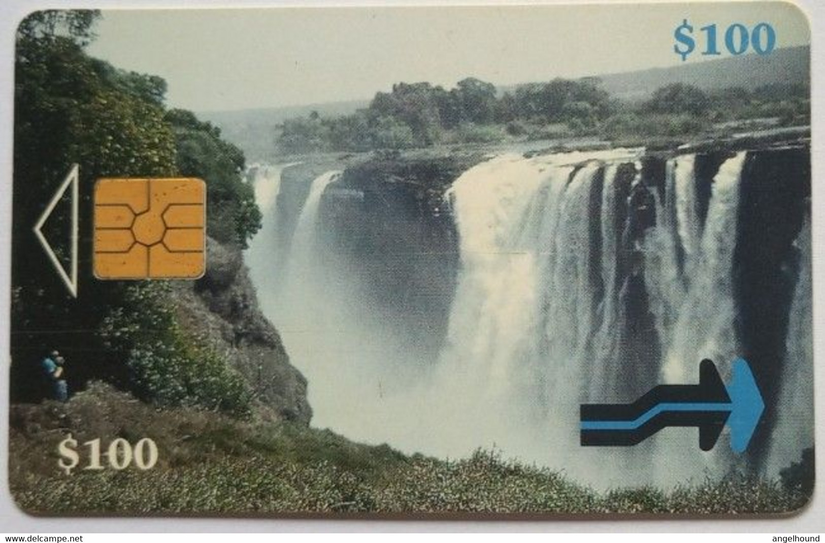 Zimbabwe $100 " Waterfalls" - Zimbabwe