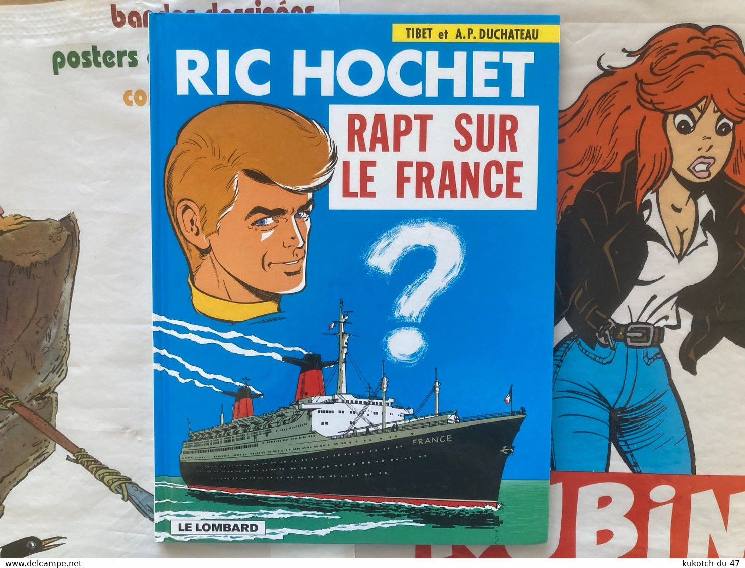 BD Ric Hochet - Rapt Sur Le France - Tome 6 (2000) - Ric Hochet