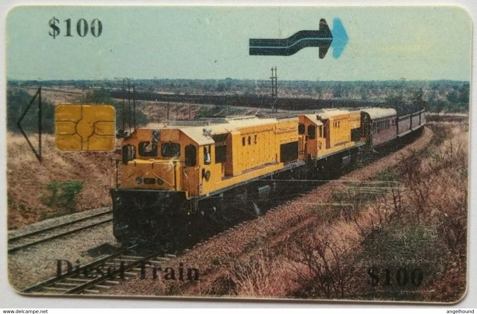 Zimbabwe $100 " Diesel Train " - Zimbabwe