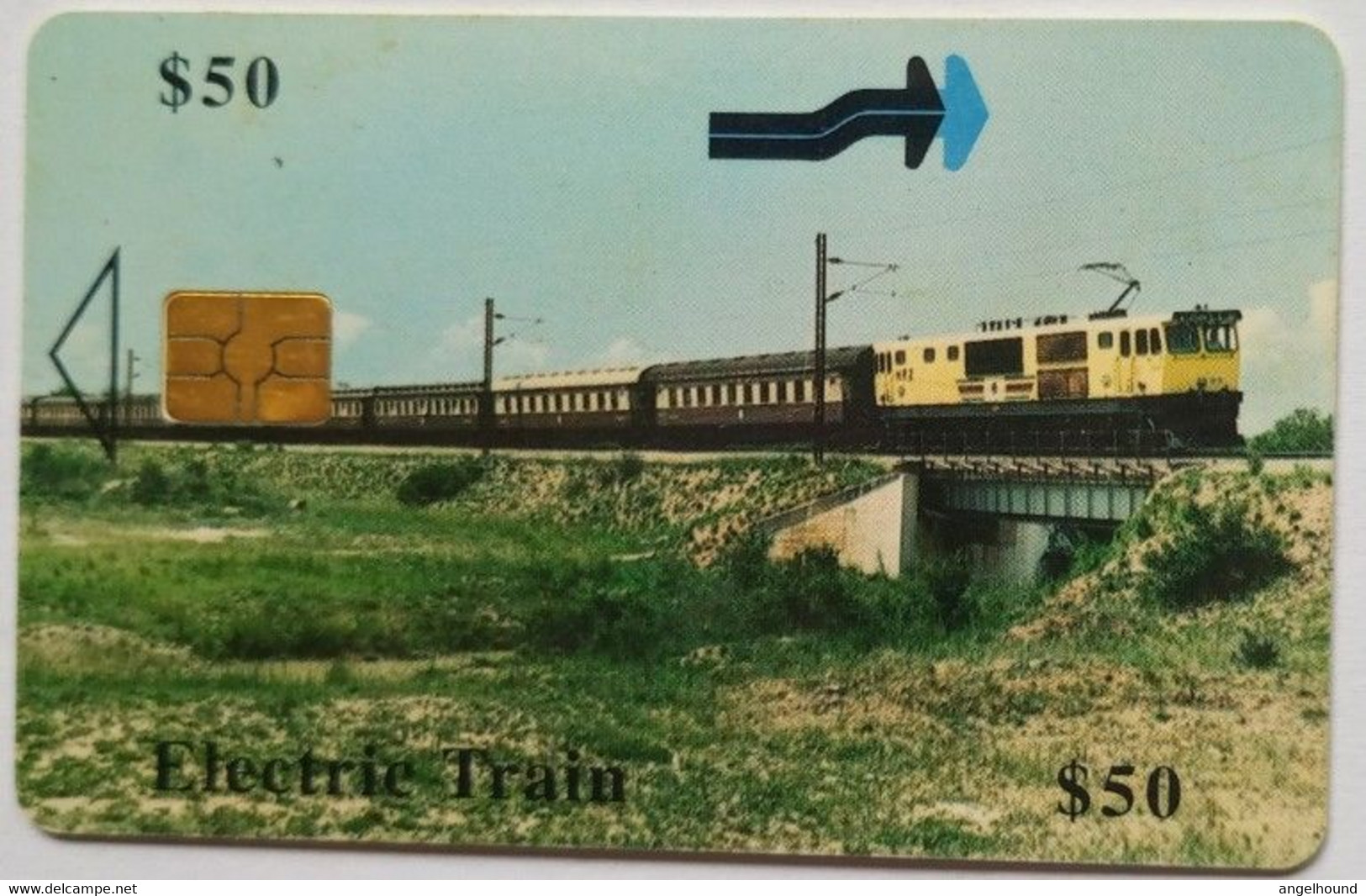 Zimbabwe $50 " Electeric Train " - Zimbabwe