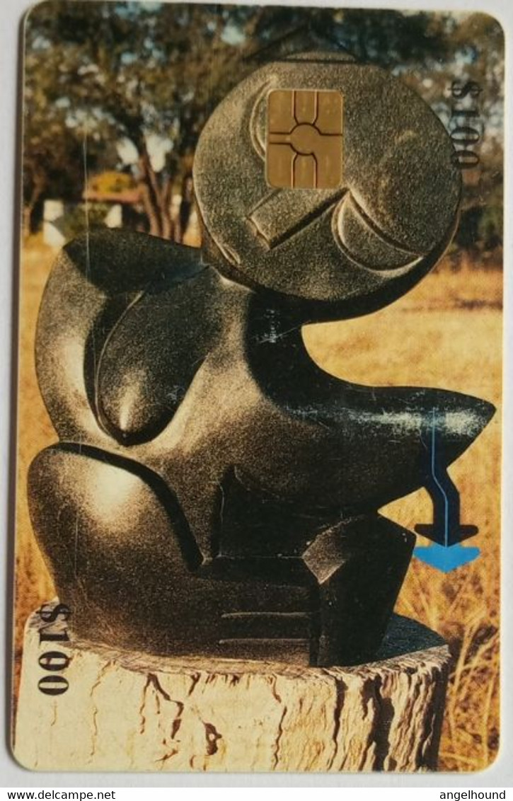 Zimbabwe $100 " Sculpture 2" - Simbabwe