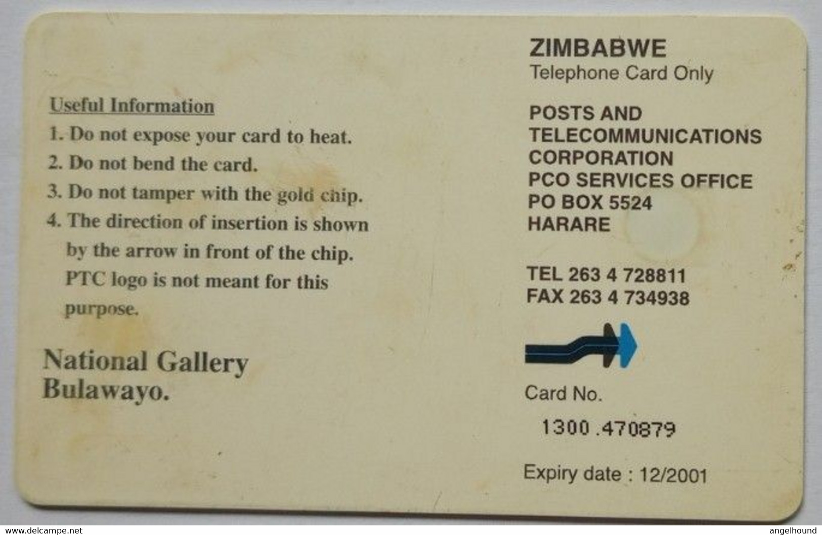 Zimbabwe $200 " Bulawayo Gallery " - Simbabwe
