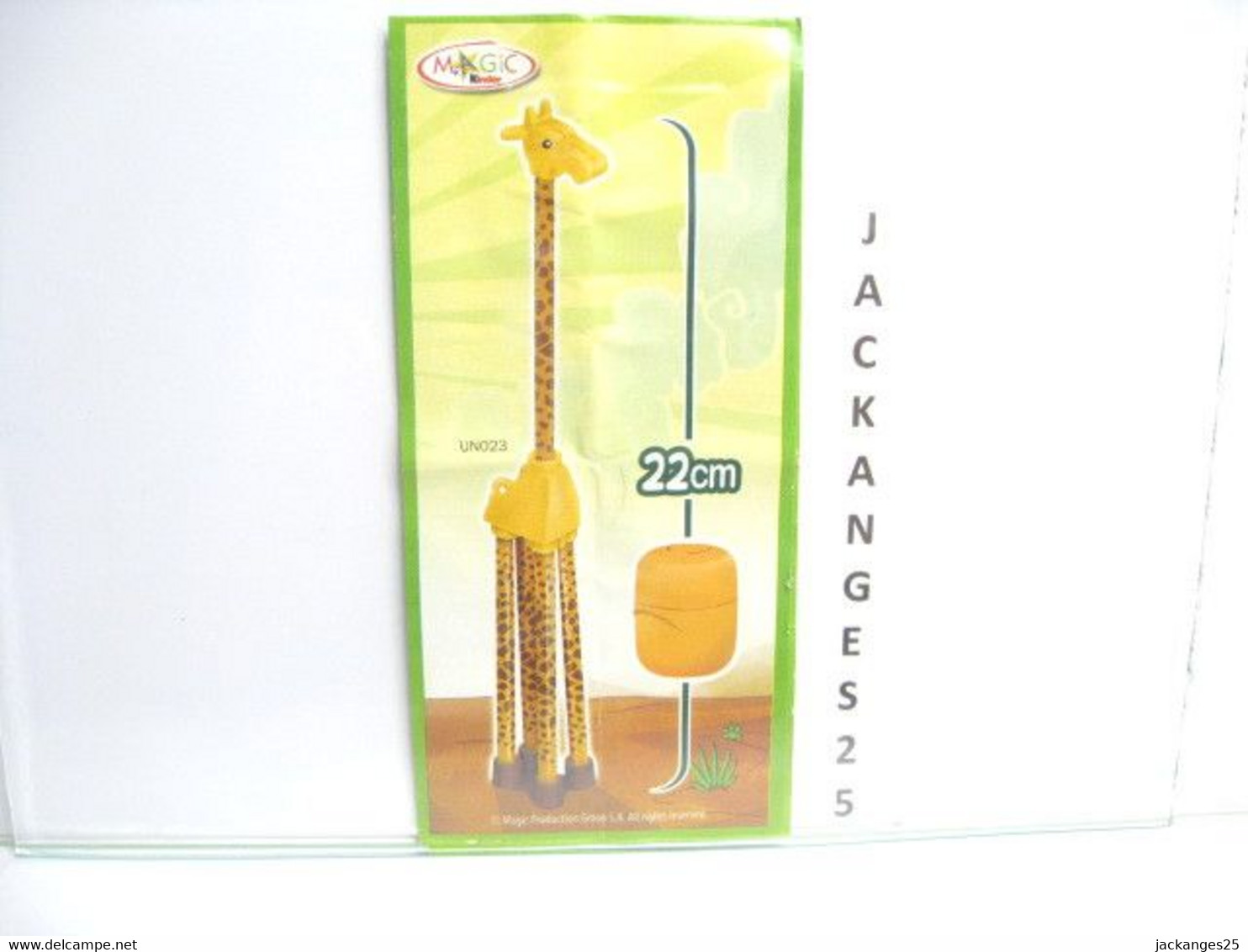 KINDER MPG UN 23 D GIRAFE  ANIMAUX NATURE NATOONS TIERE 2010  2011 + BPZ D - Famiglie