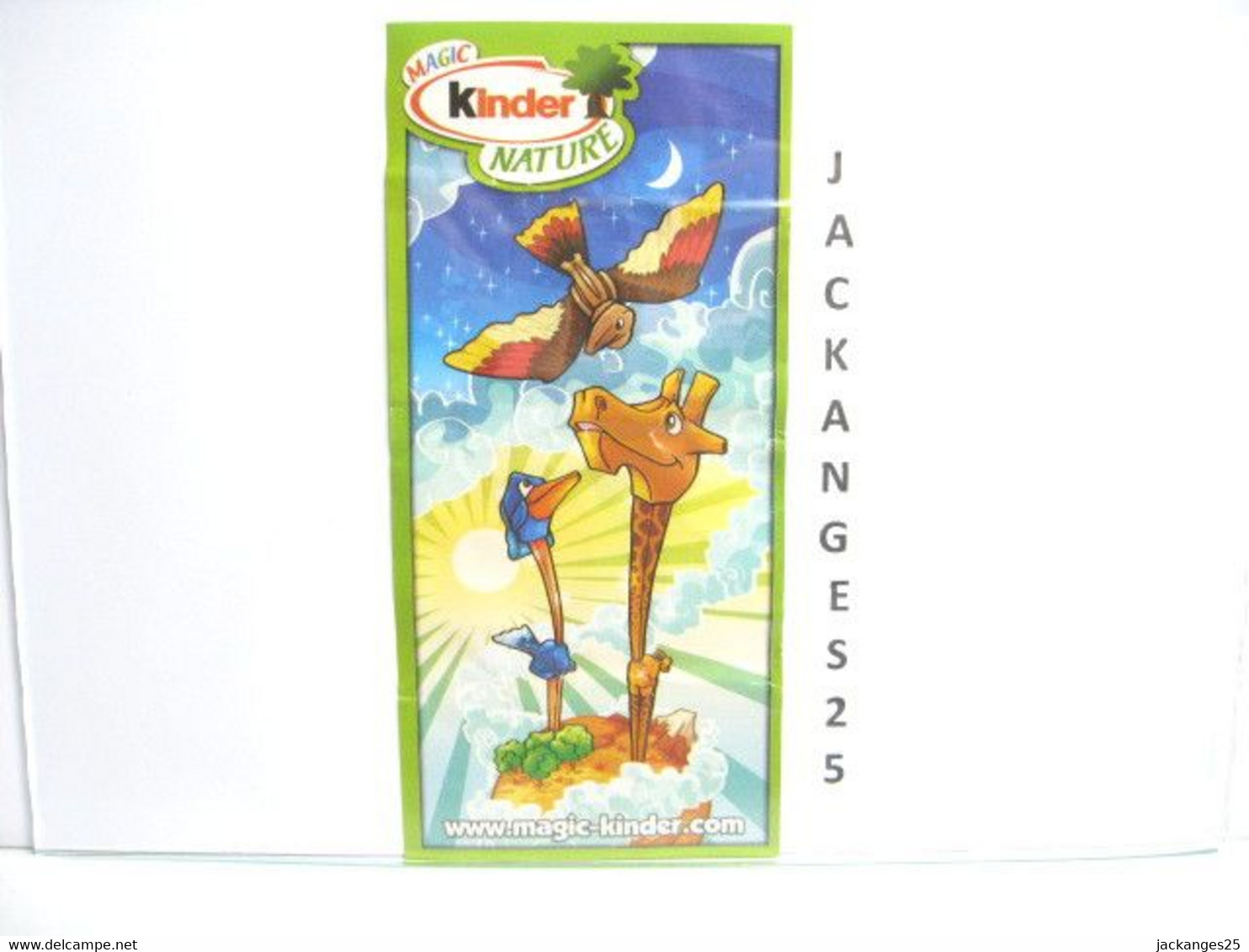 KINDER MPG UN 23 D GIRAFE  ANIMAUX NATURE NATOONS TIERE 2010  2011 + BPZ D - Familien