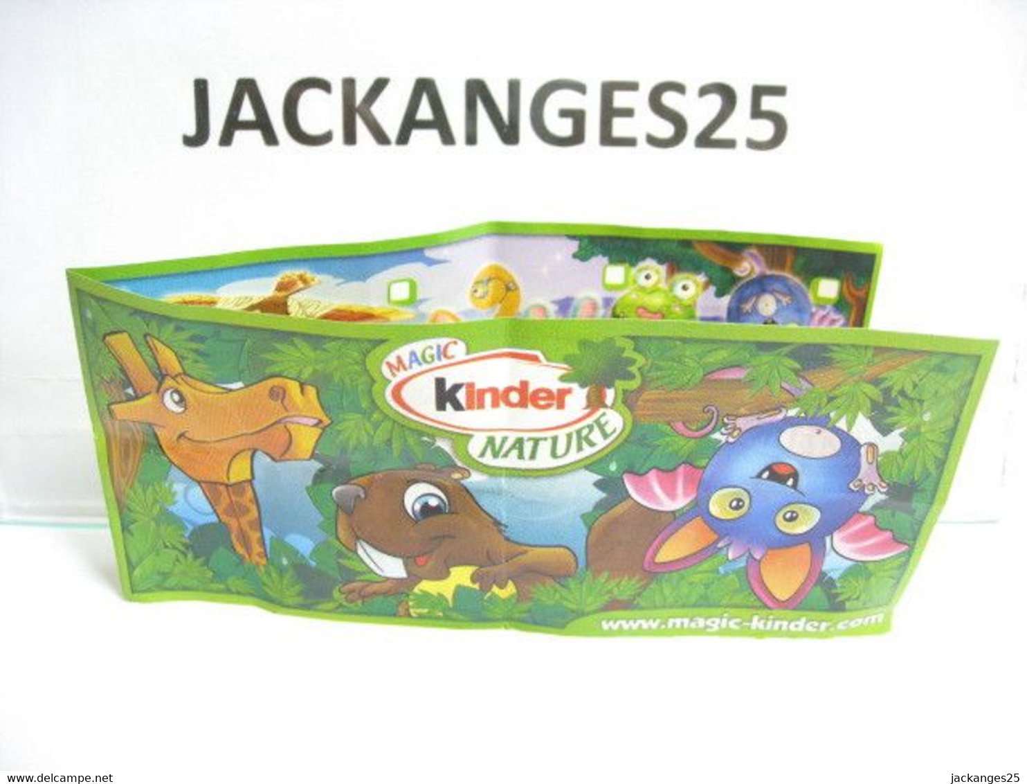 KINDER MPG UN 23 B GIRAFE  ANIMAUX NATURE NATOONS TIERE 2010  2011 + BPZ B - Familias