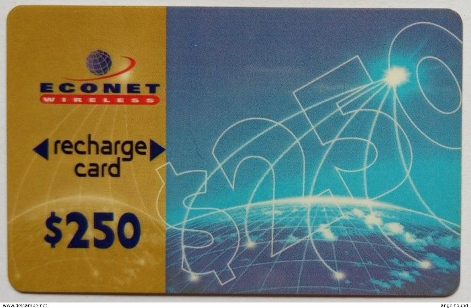 Zimbabwe $250 Econet Recharge Card - Simbabwe
