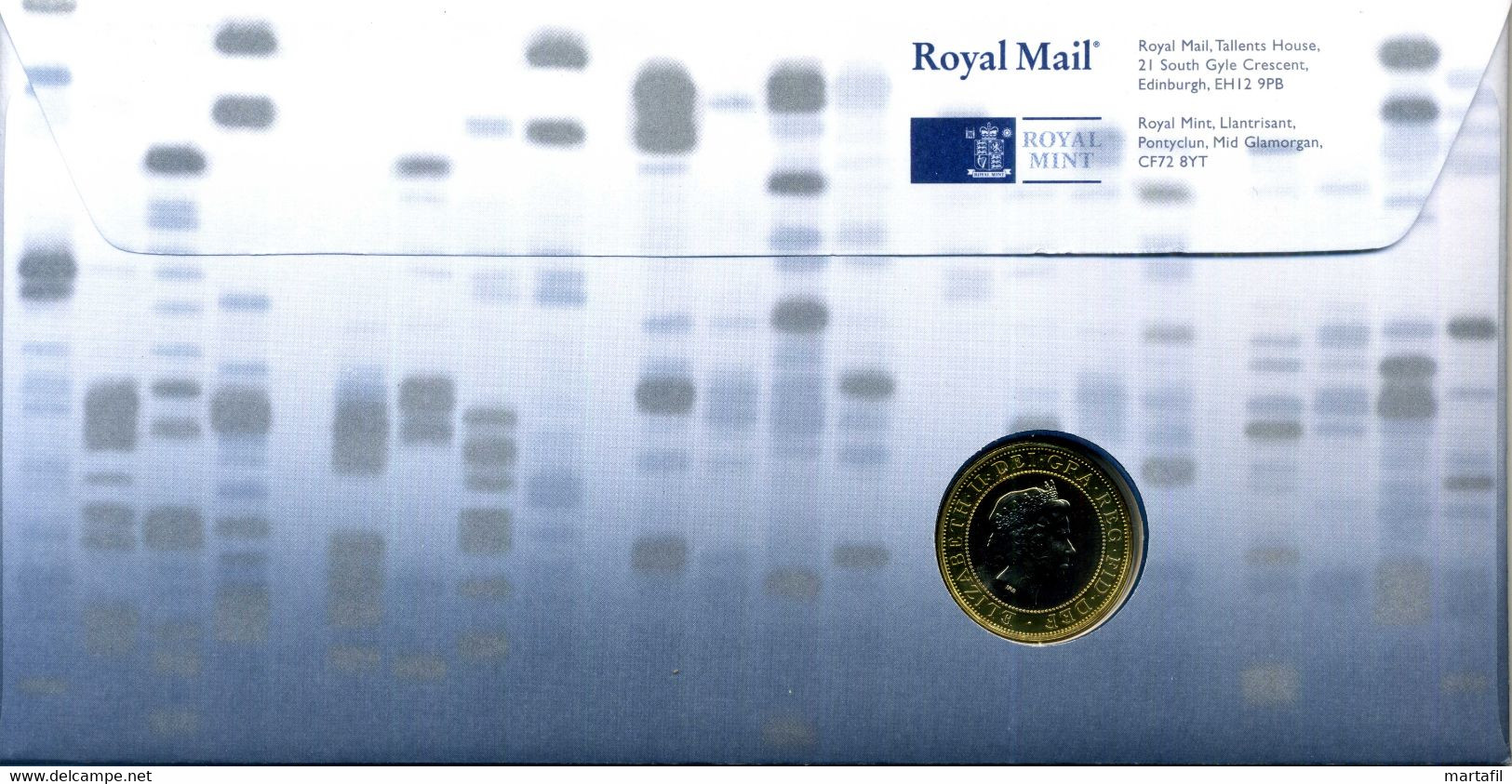 Royal Mail FDC "DNA Discoveries Celebrating 50 Years 1953-2003" - Fysica