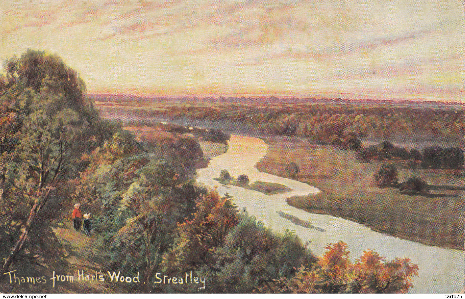 Royaume-Uni - Angleterre - Streatley - Thames From Harl's Wood - Artist - Painting - Reading