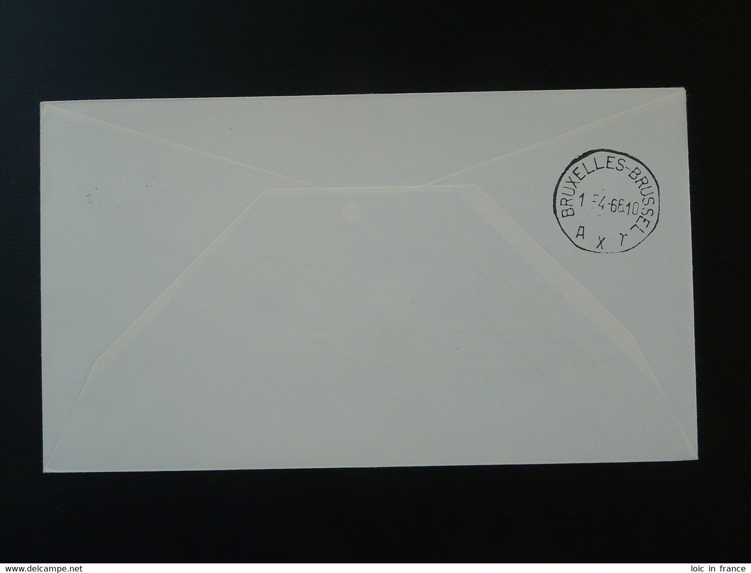 Lettre Premier Vol First Flight Cover Luxembourg Bruxelles Luxair 1966 - Briefe U. Dokumente