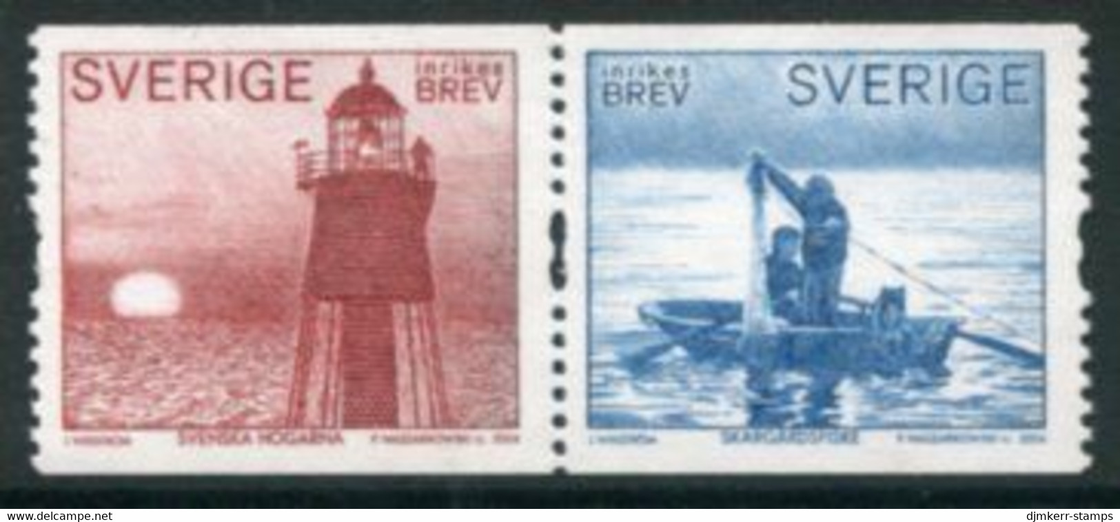 SWEDEN 2004 Nordic Light  MNH / **.  Michel 2410-11 - Unused Stamps