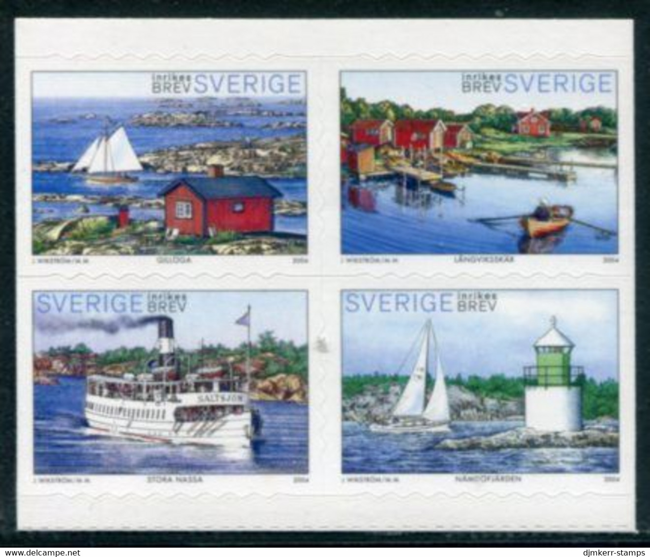 SWEDEN 2004 Stockholm Archipelago MNH / **.  Michel 2406-09 - Unused Stamps