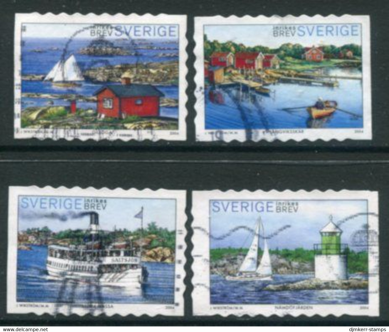 SWEDEN 2004 Stockholm Archipelago Used.  Michel 2406-09 - Used Stamps