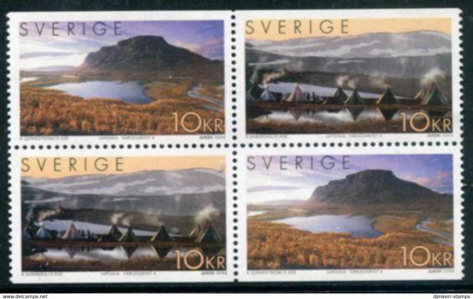 SWEDEN 2004 Europa: Holidays MNH / **.  Michel 2392-93 - Unused Stamps